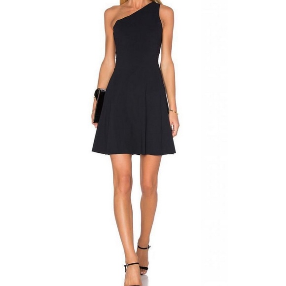 NWT Theory Leainna One-Shoulder Cocktail Dress - Picture 1 of 11
